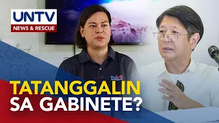 PBBM, nagsalita na sa awayang FL Liza at VP Sara; Pag-aalis kay Duterte sa Gabinete, sinagot din