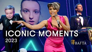 Ariana DeBose's rap, Doctor Who reunion, Lenny Rush's win and more! | Iconic 2023 BAFTA Moments