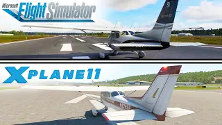 Flight Sim 2020 vs X-Plane 11 - Side by Side Comparison