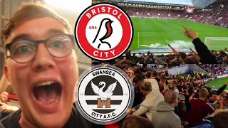 *LIMBS, PYROS AND ABSOLUTE SCENES!* | BRISTOL CITY 0-1 SWANSEA | *VLOG* | 21/8/21