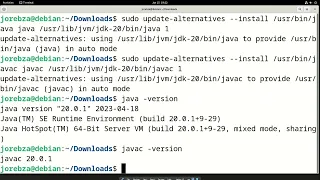 How to install java 20 on debian 12 | latest JDK