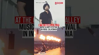 Diljit Dosanjh : First Indian Singer To Perform At Coachella- A Historic Moment | #shorts | BOOM