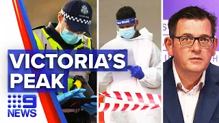 Coronavirus: Victoria reaches peak of second wave | 9 News Australia