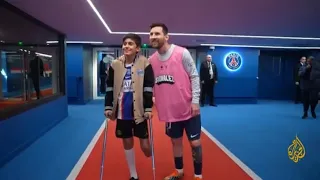 Sahim Omar Kalifa - BAGHDAD MESSI main character meets real MESSI ! 2023