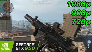 GTX 950 | Call of Duty: Warzone Season 2 - 1080p, 900p, 720p