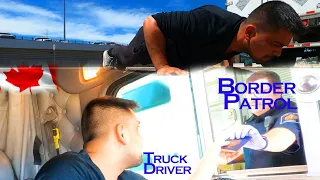 Border Patrol NE Kadvaye PUSHUPS. AMERICA/Canda Trucking Vlog.