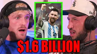 Logan Paul Reacts To Lionel Messi REJECTING $1,600,000,000