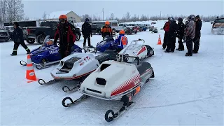 Alaska Vintage Sleds Ice Ovals and Drag Races race #2