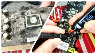 🔥SAVED this VIDEO CARD from the TRASH! 👈🏻😲 COMPLETE REPAIR and RESTORATION!