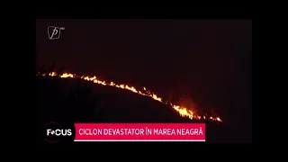 Ciclon devastator în Marea Neagră