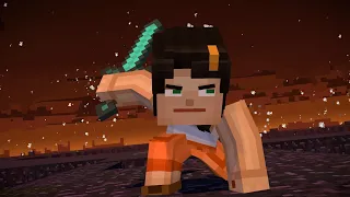 Minecraft Story Mode «Между Молотом и Наковальней»  (1 сезон 4 эпизод)