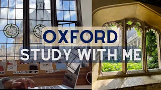 3-HOUR STUDY WITH ME | 60/10 Pomodoro | Bodleian Old Library | University of Oxford | Library sounds
