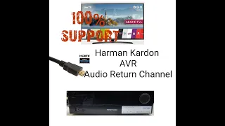 HOW TO CONNECT HDMI ARC IN HARMAN KARDON AVR