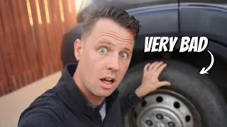 SKETCHY Tire Problems In BAJA!! | Van Life Vlog