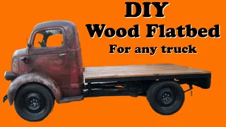 How to build a #flatbed for any truck - DIY - WOOD / LUMBER - EASY