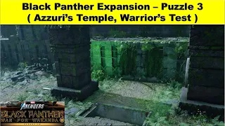 Marvel's Avengers Black Panther War for Wakanda - Azzuri's Temple, Warrior's Test Puzzle