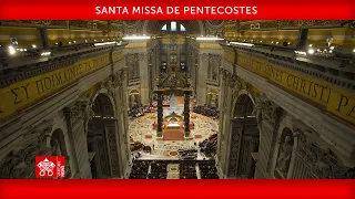 Santa Missa de Pentecostes 19 de maio de 2024 Papa Francisco