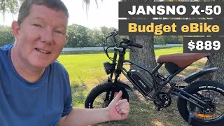 FUN On An $889 Budget eBike  | JANSNO X-50