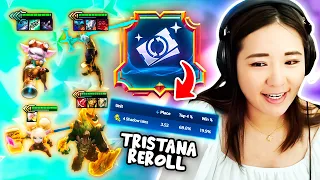 This Tristana Reroll Comp has an INSANE WIN RATE! | TFT SET 9
