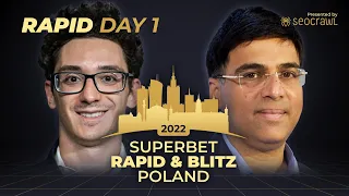 Superbet Poland Rapid & Blitz | Rapid Day 1 | Grand Chess Tour