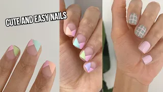 satisfying spring nail art designs | cute and easy nail art at home for beginners