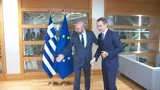 President Michel met PM of Greece Mitsotakis for  EU budget, Turkey and West Balkans