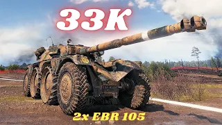 Panhard EBR 105  15K Spot Damage &  EBR 105  18.6K Spot  World of Tanks Replays