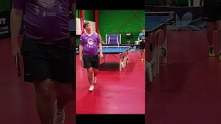 Amazing behind the back shot 🏓🧙‍♂️