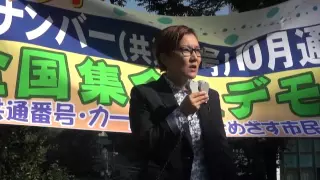 151003 ストップ！マイナンバー（共通番号）10月通知 全国集会&デモ