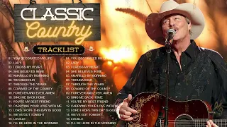 Kenny Rogers, Alan Jackson, George Strait, Garth Brooks 🎸 Best Classic Country Songs with Lyrics