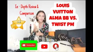Comparison and Review of Louis Vuitton  Alma BB Vs Twist PM bags #25