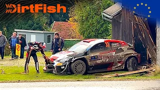 Evans Explains Crash | WRC Central European Rally 2023