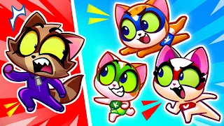 Super Rescue Team Song 🦸 We are Super Kittens! 😻|| Purrfect Kids Songs & Nursery Rhymes 🎶