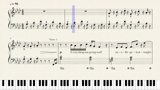 Angèle - La loi de Murphy - Piano cover (Partition gratuite / free sheet music)