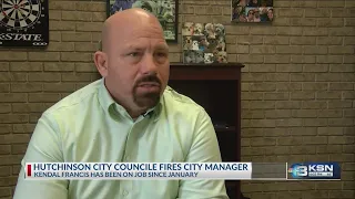 Hutchinson city manager fired, council cites inappropriate conduct