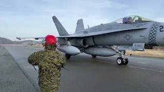 2nd Marine Aircraft Wing at Exercise Cold Response 2022 in Norway 4K