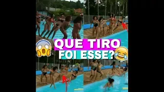 QUE TIRO FOI ESSE?NA PISCINA DO CLUB LOTADO!!