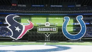 Texans vs Colts Simulation (Madden 22 Next Gen)