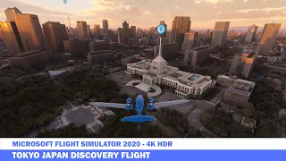 Microsoft Flight Simulator 2020 Tokyo Japan Discovery Flight 4K HDR