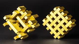 Beauty in brass - Partitions puzzle.