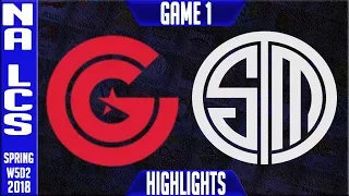 CG vs TSM Highlights | NA LCS Week 5 Spring 2018 W5D2 | Clutch Gaming vs Team Solomid highlights