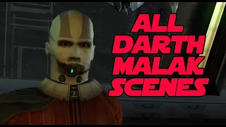 Star Wars KOTOR: All Darth Malak Scenes  [1440p]