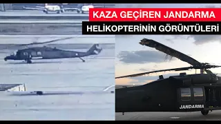 Jandarma helikopterinin kaza görüntüleri - Turkish Gendarmerie Sikorsky crashes into lighting pole