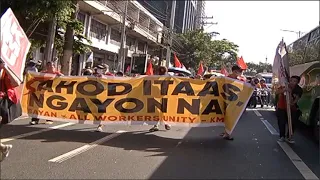 All Philippine Trade Unions (APTU), nagsagawa ng kilos protesta ngayong Labor Day