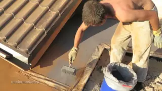Декоративный бетон технология HD