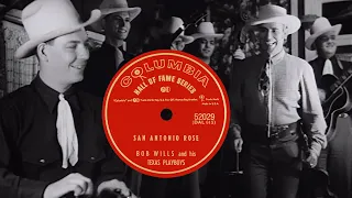 Bob Wills   San Antonio Rose 1938 Instrumental  fiddle version with Leon on steel from 1940 film