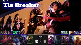 JDG vs DK - Tie Breaker | Day 6 LoL Worlds 2022 Main Group Stage | JD Gaming vs DAMWON Kia