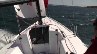 J70 test video just sailing(1/3)