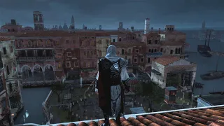 Walking through Venice - Dorsoduro District - Assassins Creed 2 Remaster (2022)