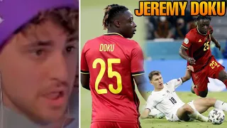 JEREMY DOKU - BEST OF SKILLS REACTION🤯 Dieser Spieler wird alles zerreißen in Zukunft⚽🪄 | ELIGELLA